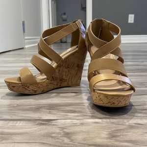 Beige Le Chateau Wedges